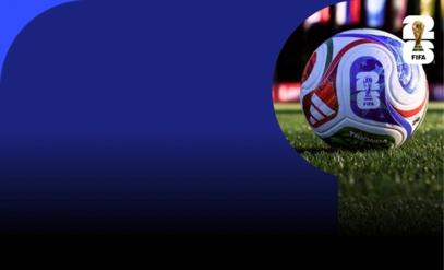 Soccer ball on grass